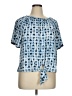 Skye's The Limit Blue Short Sleeve Blouse Size XL - photo 1