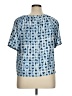 Skye's The Limit Blue Short Sleeve Blouse Size XL - photo 2