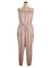 Jennifer Lopez 100% Polyester Solid Pink Jumpsuit Size XXL - photo 1