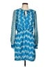 Never Fully Dressed Paisley Blue Casual Dress Size 10 - photo 1