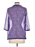Fashion Bug 100% Polyester Purple 3/4 Sleeve Blouse Size S - photo 2
