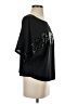 Express 100% Polyester Black Short Sleeve Top Size XS - photo 4
