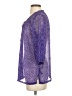 Fashion Bug 100% Polyester Purple 3/4 Sleeve Blouse Size S - photo 5