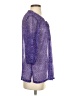 Fashion Bug 100% Polyester Purple 3/4 Sleeve Blouse Size S - photo 4