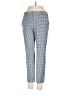 Theory Checkered-gingham Blue Casual Pants Size 2 - photo 1