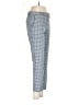 Theory Checkered-gingham Blue Casual Pants Size 2 - photo 4
