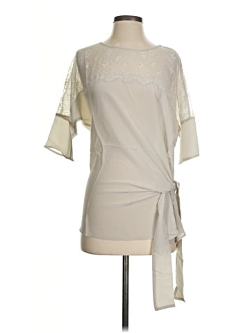 Gold Hawk Short Sleeve Blouse (view 1)