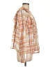 Current Air Plaid Ivory Long Sleeve Blouse Size L - photo 4