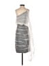 Unbranded Silver Cocktail Dress Size 2 (estimated) - photo 2