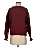 Shein 100% Polyester Solid Burgundy Pullover Sweater Size 4 - photo 1
