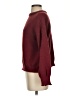 Shein 100% Polyester Solid Burgundy Pullover Sweater Size 4 - photo 5