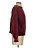 Shein 100% Polyester Solid Burgundy Pullover Sweater Size 4 - photo 4