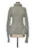 BCBGMAXAZRIA Argyle Fair Isle Marled Polka Dots Solid Stripes Gray Turtleneck Sweater Size M - photo 1