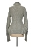 BCBGMAXAZRIA Argyle Fair Isle Marled Polka Dots Solid Stripes Gray Turtleneck Sweater Size M - photo 2