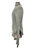 BCBGMAXAZRIA Argyle Fair Isle Marled Polka Dots Solid Stripes Gray Turtleneck Sweater Size M - photo 5