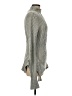 BCBGMAXAZRIA Argyle Fair Isle Marled Polka Dots Solid Stripes Gray Turtleneck Sweater Size M - photo 4