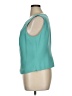 Amanda Smith Teal Sleeveless Blouse Size 16 - photo 5