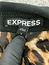 Express Animal Print Black Blazer Size 8 - photo 6
