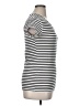 Assorted Brands Stripes Silver Short Sleeve T-Shirt Size XL - photo 4