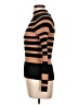 Zara Stripes Multi Color Brown Turtleneck Sweater Size L - photo 5