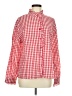 Unbranded 100% Cotton Checkered-gingham Red Long Sleeve Button-Down Shirt Size M - photo 1