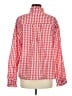 Unbranded 100% Cotton Checkered-gingham Red Long Sleeve Button-Down Shirt Size M - photo 2