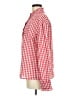 Unbranded 100% Cotton Checkered-gingham Red Long Sleeve Button-Down Shirt Size M - photo 5
