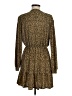 MNG Animal Print Gold Casual Dress Size 6 - photo 2
