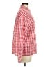 Unbranded 100% Cotton Checkered-gingham Red Long Sleeve Button-Down Shirt Size M - photo 4