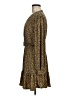 MNG Animal Print Gold Casual Dress Size 6 - photo 5