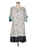 Sachin + Babi 100% Polyester Graphic Gray Casual Dress Size 8 - photo 1
