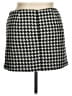 Gap Houndstooth Black Wool Skirt Size 14 - photo 2