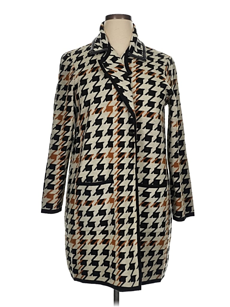 Pre-owned Anne Klein Cardigan Sweater In Tan