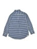 Crewcuts 100% Cotton Checkered-gingham Blue Long Sleeve Button-Down Shirt Size 6 - 7 - photo 2
