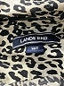 Lands' End 100% Cotton Animal Print Silver Long Sleeve Blouse Size 18 (tall) - photo 6
