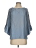 Democracy Blue 3/4 Sleeve Blouse Size S - photo 1
