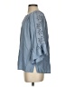 Democracy Blue 3/4 Sleeve Blouse Size S - photo 5