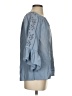 Democracy Blue 3/4 Sleeve Blouse Size S - photo 4