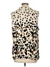 Unbranded Animal Print Ivory Sleeveless Blouse Size L (estimated) - photo 2