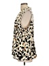 Unbranded Animal Print Ivory Sleeveless Blouse Size L (estimated) - photo 5