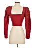 Zara Red Long Sleeve Top Size S - photo 2