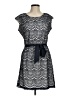 Guess Chevron-herringbone Gray Cocktail Dress Size 8 - photo 1