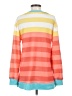 Luukse Color Block Orange Pullover Sweater Size S - photo 2