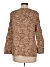 Chico's 100% Cotton Tweed Brown Pullover Sweater Size Med (1) - photo 2