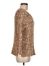Chico's 100% Cotton Tweed Brown Pullover Sweater Size Med (1) - photo 4