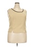 Perceptions 100% Polyester Tan Sleeveless Blouse Size 18 - photo 1