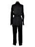 Cinq à Sept 100% Cupro Solid Black Jumpsuit Size XS - photo 2