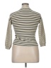 Hayden Stripes Ivory Turtleneck Sweater Size XL - photo 2