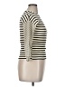 Hayden Stripes Ivory Turtleneck Sweater Size XL - photo 4