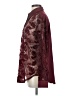 Galita 100% Polyester Paisley Burgundy Long Sleeve Blouse Size S - photo 5